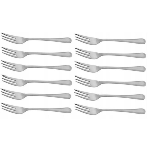 Sztućce metalowe widelczyk do do ciasta 14,5cm DOMOTTI 1szt.