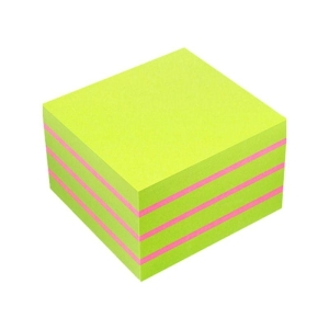 Notes samoprzylepny 75x75mm 450 kartek LIMONKA MIX KOLORÓW INFO