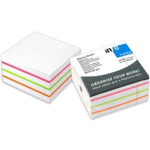 Notes samoprzylepny 75x75mm 450 kartek LIMONKA MIX KOLORÓW INFO