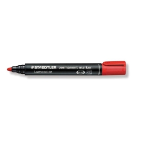 Marker permanentny okrągły STAEDTLER TRIPLUS 3552 czerwony 1szt.