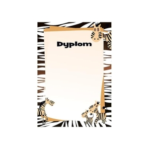 Papier ozdobny BARWNE ARKUSZE na dyplomy Madagaskar 170g