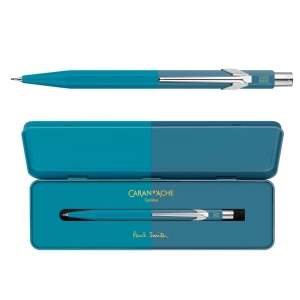 Ołówek automatyczny 0,5mm CARAN D'ACHE 844 PAUL SMITH CYAN/STEEL 1szt.