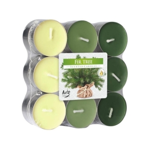 Podgrzewacze/świeczki/tealight zapachowe BISPOL AURA p15-18-273 jodła 4h 18szt.