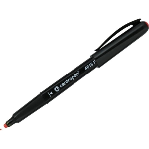 Marker foliopis/do cd 0,6mm f okrągły Centropen czerwony/4616/04/