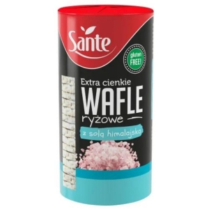 Wafle ryżowe 110g SANTE extra cienkie z solą himalajską