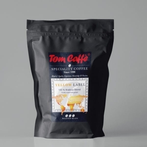 Kawa ziarnista 1,0kg TOM CAFFE YELLOW LABEL 100% ARABICA