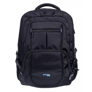 Plecak na laptopa 17" 35L DONAU TRAVEL AMSTERDAM USB+kabel czarny 1szt.