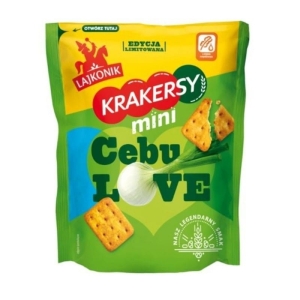 Ciastka krakersy 100g LAJKONIK mini cebulka