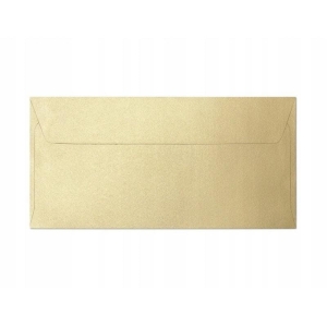 Koperta złota DL 110x220mm SK 120g GALERIA PAPIERU PEARL metalizowana 10szt.