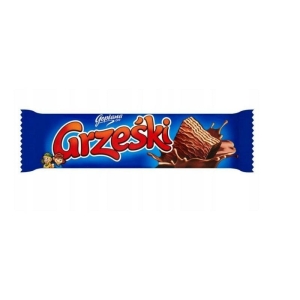 Ciastka GRZEŚKI 36g w czekoladzie 1szt.