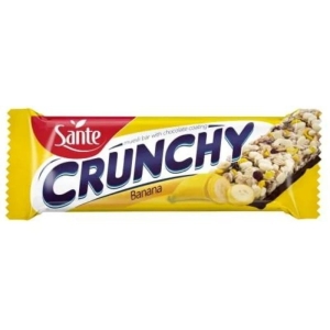 Baton czekoloadowo-bananowy SANTE CRUNCH 40g 1szt.