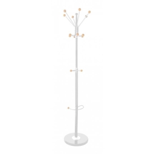 Wieszak stojący na ubrania OFFICE PRODUCTS GOTEBORG z uchwytem na parasol srebrny 1szt.