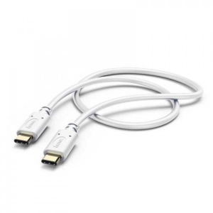 Kabel USB ze złączem USB-C USB-C HAMA 3A 1.5m biały 1szt.