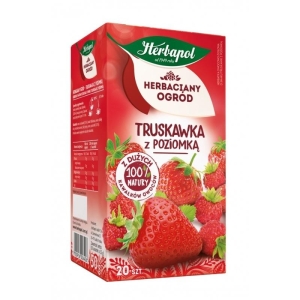 Herbata owocowa HERBAPOL HERBACIANY OGRÓD truskawka z poziomką