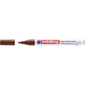 Marker olejowy 1,0-2,0mm EDDING 751 brązowy połyskujący 1szt.