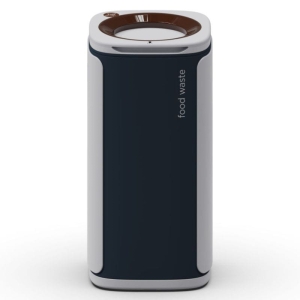 Kosz do segregacji BIO WASTEE 60L czarny pokrywa brązowa ARGO/608691/