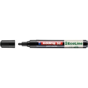 Marker olejowy okrągły 2,0-3,0mm na bazie wody EDDING e-50 ECOLINE czarny 1szt.