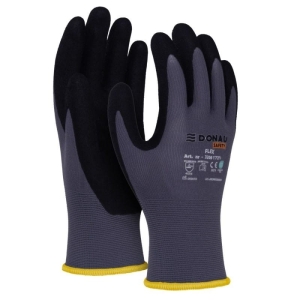 Rękawice montażowe DONAU SAFETY FLEX rozmiar M/8 szaro-czarne 2szt.