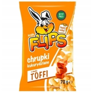 Chrupki kukurydziane 70g FLIPS toffi