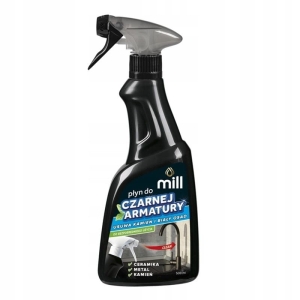 Płyn do czyszczenia czarnej armatury 500ml MILL z rozpylaczem