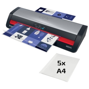 Laminator A3 GBC 480HS OFFICE czarno czerwony 1szt.
