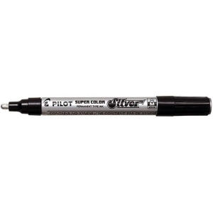 Marker olejowy okrągły 2,0mm PILOT SC-S-M SUPER COLOR srebrny 1szt.
