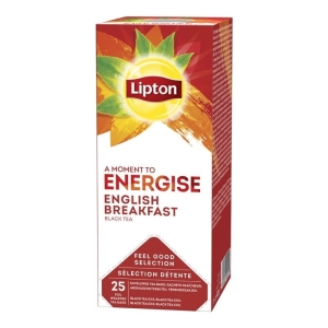 Herbata czarna kopertowana LIPTON ENERGISE ENGLISH BREKFAST 25szt.