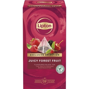 Herbata czarna LIPTON EXCLUSIVE SELECTION PIRAMIDKI owoce leśne 25szt.