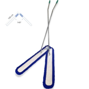 Mop płaski nożycowy akrylowy do zamiatania 2x100cm TTS DUST