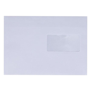 Koperta biała C5 162x229mm SK OKP 90g środek krótki bok poddruk 500szt.