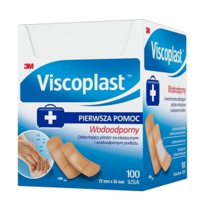 Plaster z opatrunkiem VISCOPLAST MINIFOL 72 x 25mm 100szt.