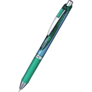 Długopis automatyczny PENTEL ENERGEL BLN75 zielony /BLN75D/