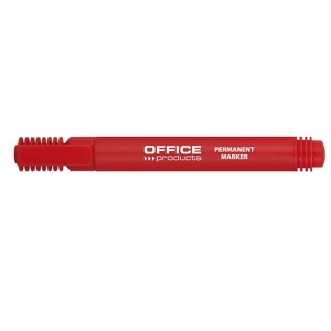 Marker permanentny okrągły OFFICE PRODUCTS czerwony /17071211-04/