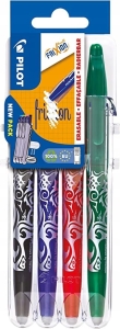 DŁUGOPIS WYMAZYWALNY PILOT FRIXION BALL 0,7mm 4 KOLORY W ETUI 4szt.