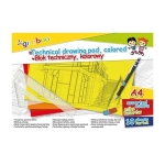 Blok techniczny A4/150g kolorowy 10 kartek GIMBOO /7539BTS17-99/K/