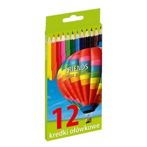 Kredki ołówkowe Unionl KW TARDE 12 kolorów  /170-1373/