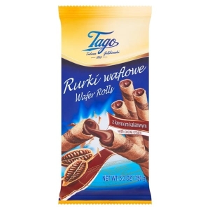 Rurki waflowe kakaowe TAGO 150G