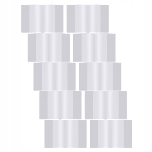OKŁADKA NA ZESZYT PVC A5 30,30 x 21,20cm  BIURFOL TRANSPARENTE 10szt.