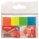 Zakładki indeksujące 20x50mm neon 4x40szt. OFFICE PRODUCTS 160szt./14215334-99/