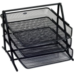 Zestaw 3 Szuflad Metalowych Siatka Grand Czarne