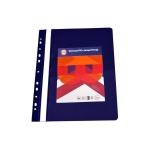 Skoroszyt wpinany A4 twardy granatowy /0499-0258-02-KBK/