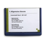 Tabliczka informacyjna DURABLE CLICK SIGN A5 granatowa