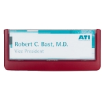 Tabliczka informacyjna DURABLE CLICK SIGN 149x52,5mm czerwona /486003/