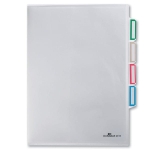 Obwoluta organizacyjna z 3 przegródkami i 4 kolorowymi zakładkami 5 sztuk 2316 19