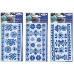 Dekoracje WIELKANOCNE naklejka na pisanki mix wzorów  /TRS-6994/