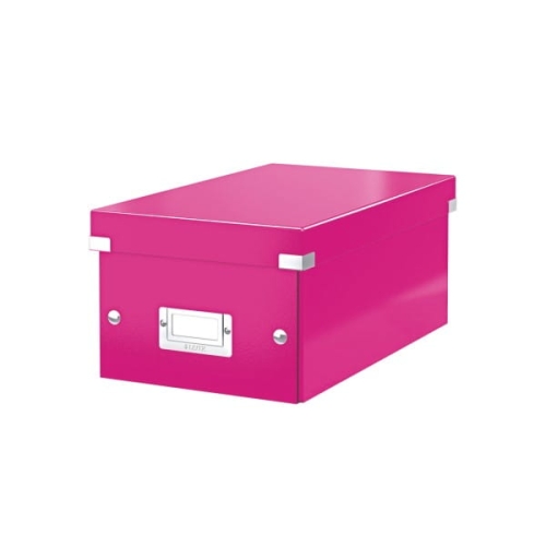 Pudło Leitz Click&Store na DVD Wow różowe.jpg