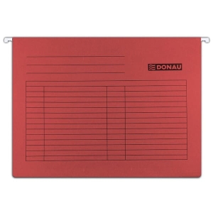 Teczka zawieszkowa DONAU czerwona A4 /741090504/