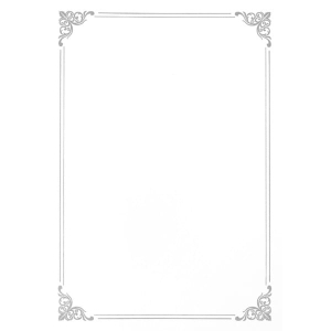Papier ozdobny A4/190g na dyplomy SILVER 20szt. /210719/