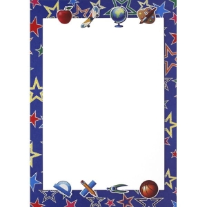 Papier ozdobny A4/190g na dyplomy lekcja N 20szt. /210519/