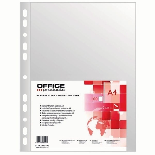 Koszulka zawieszkowa krystaliczna A4 OFFICE PRODUCTS 40 mic 100 sztuk.jpg